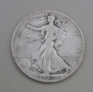 1921-D Walking Liberty 1/2 Dollar