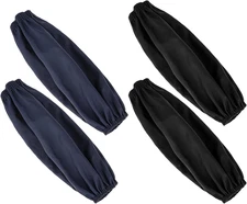 KALIONE 2 Pair Waterproof Arm Sleeves Covers, PU Oversleeves Protector for Arm,