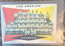 Topps 1960 Topps #18 Los Angeles Dodgers 1st Series Checklist Baseball Card