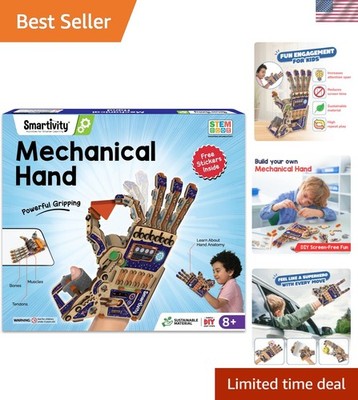 Ultimate DIY Engineering Kit: Robotic Mechanical Hand Toy for Ages 8-14
