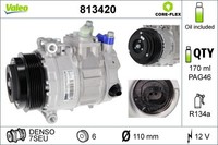 Neu - Valeo 813420 Kompressor, Klimaanlage FüR MERCEDES-BENZ