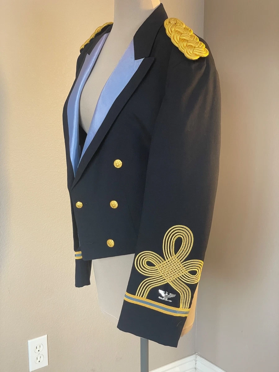 dress for mess US MILITARY FEMALE PLEATED LONG SLEEVE SHIRT Black Cummerbund  An essential accessory that completes the formal presentation Uniform more rare than the