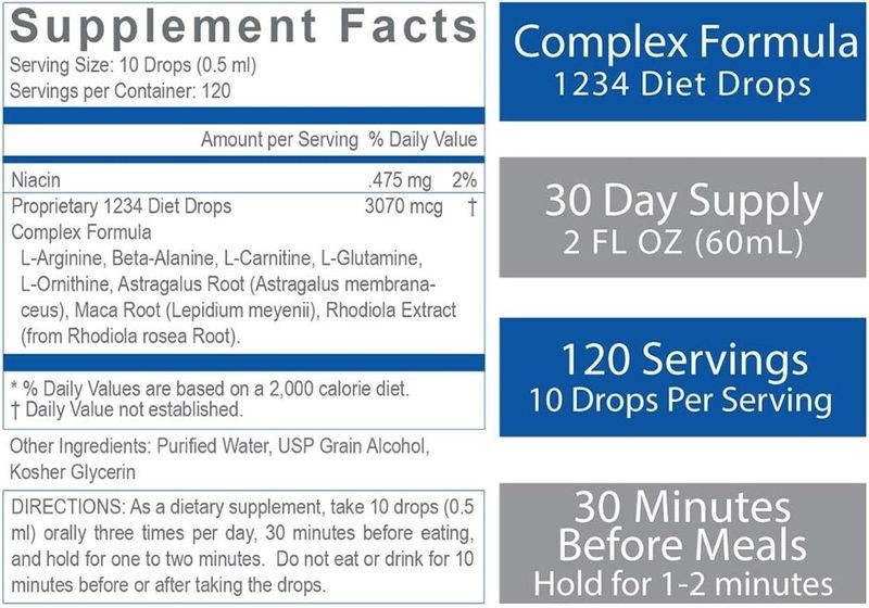 diet drops l carnitine l arginine Nature's Answer Liquid Dietary Supplement, 16 fl oz Appetite Suppressant Diet Drops 2