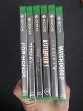 Xbox One Game Bundle Assorted Games, 6-Pack, Tested and Working