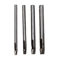 BCP 4 Size Oval shape Hole Punch Belt Watch Band Gasket Hollow Leather Tool 2mm