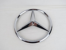 Mercedes Front Grille Emblem Chrome Star Badge Round Symbol Logo Genuine Oem Mercedes Front Grille Emblem Chrome Star Badge Round Symbol Logo Genuine Oem
