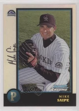 1998 Bowman Chrome Refractor Mike Saipe #352 Rookie RC
