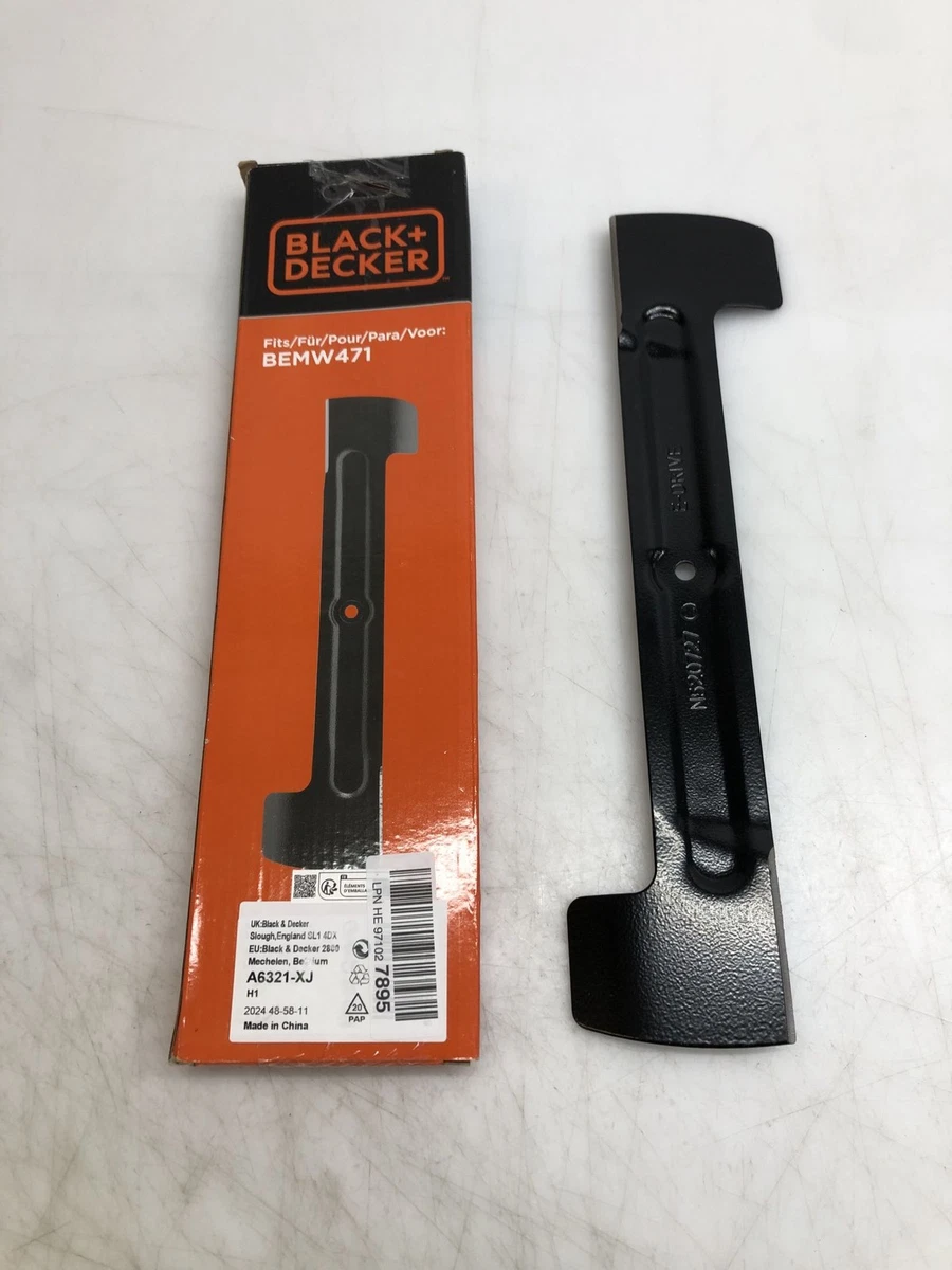 Lama Tosaerba BLACK+DECKER A6320-XJ - Larghezza Taglio 34 Cm, Per Rasaerba Elettrico BEMW461