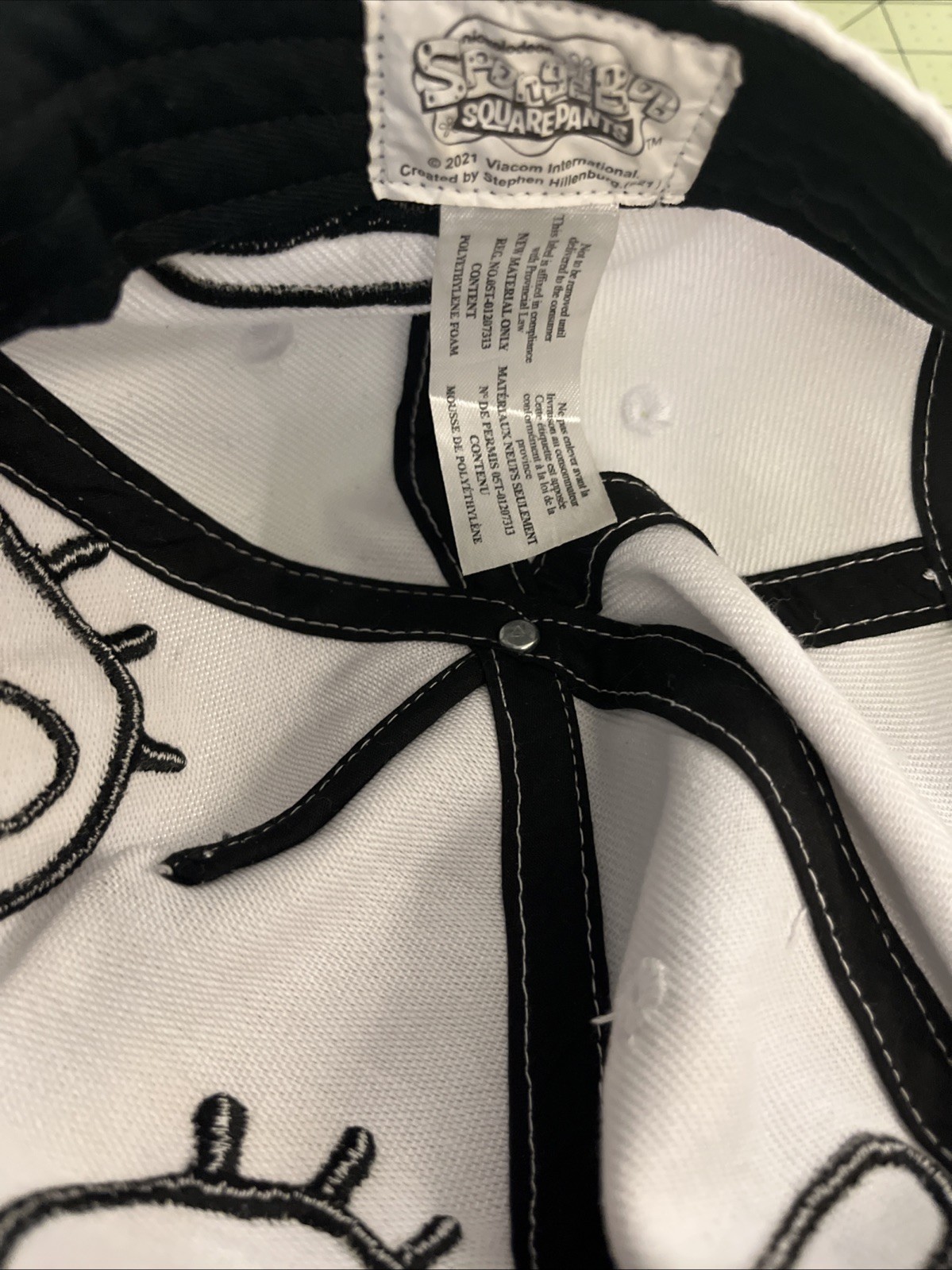 SPONGEBOB SQUAREPANTS DOODLEBOB Strapback HAT. PR… - image 6