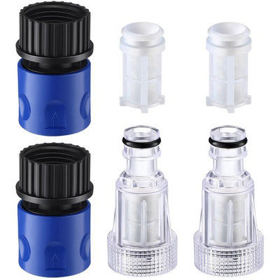 #ad Ceoighe 6 Pack 3 4 Inch Pressure Washer Garden Hose 0.75 inches Blue $11.88