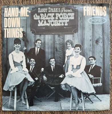 The Back Street Majority- Hand-Me-Down Things /Friends - Epic 5-9689 NM Promo PS