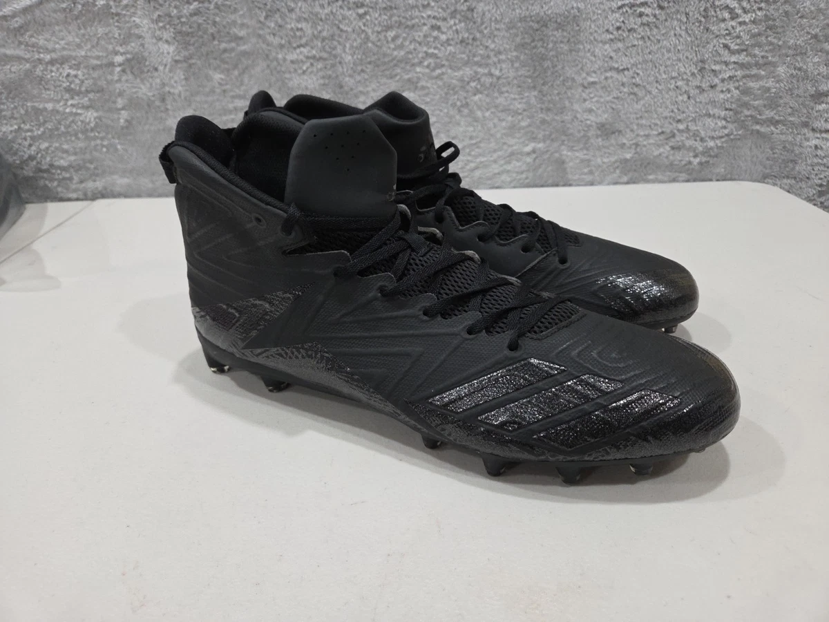 NEW‎ Adidas Freak X Carbon Mid Tripple Black Football Cleats Size 18 Adidas Men main image 2