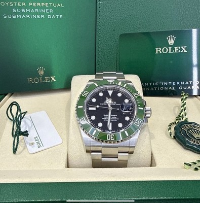  2026 Rolex Submariner Date Starbucks Green Bezel 41mm 126610LV APRIL 2026 card