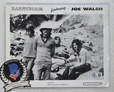 JOE WALSH SIGNED BECKETT BAS COA 8X10 PROMO PHOTO THE EAGLES MUSIC AUTOGRAPHED