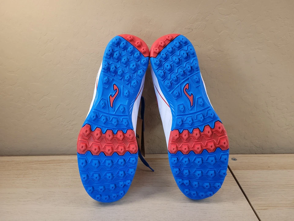 Joma туфли крытый дерна футбол футбол футбол кроссовки белый синий красный мужской размер 9,5 - Изображение 3 из 4