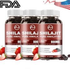 60 Shilajit Gummies  Pure Himalayan Shilajit  Boost Strength 60-180Gummies