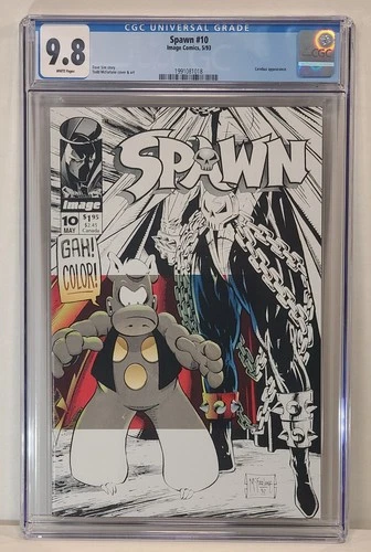 Spawn #10 CGC 9.8 graded comic