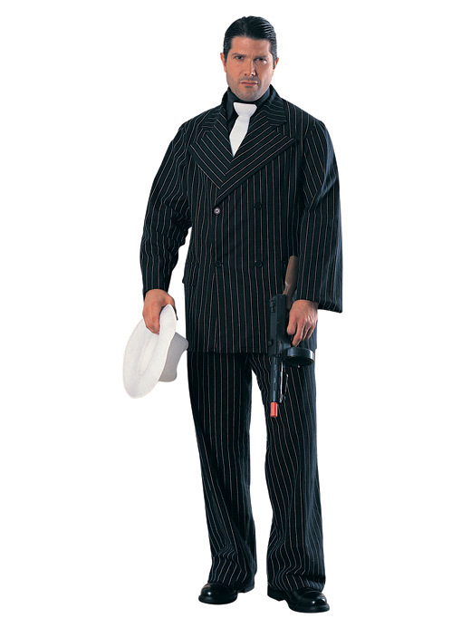 GANGSTER BLACK SUIT GANGSTERS & MOLLS CARDBOARD CUTOUT