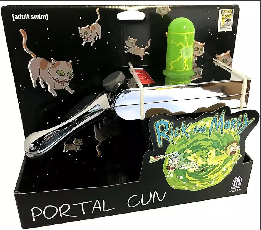 Rick and morty portal gun, portal gun