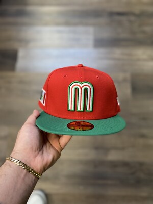 New Era Mexico WBC Red/Green 59Fifty Fitted Hat (Sz 7 3/8) | eBay