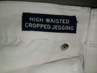 GIRLS WHITE LIGHTWEIGHT HIGH WAISTED CROPPED JEGGING  SIZE 2 BY AEROPOATAL EUC  — photo 5