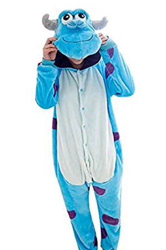 Mens Ladies Fleece Pyjama Pajamas Kigurumi Onsies Adults Animal Costume UK - Picture 32 of 68