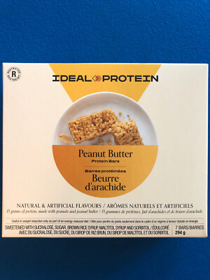 Ideal Protein Peanut Butter Protein Bars - 7 Bars - EXP 12/31/26 - FREE SHIPPING