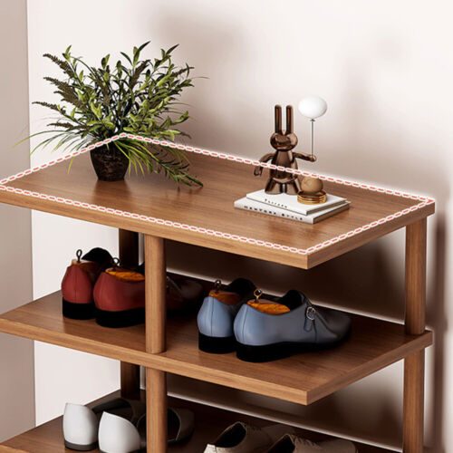 6/8 Tier Vertical Shoe Rack Tall Shoe Tower Storage Shelf Organizer Shoe Tower - Picture 14 of 18