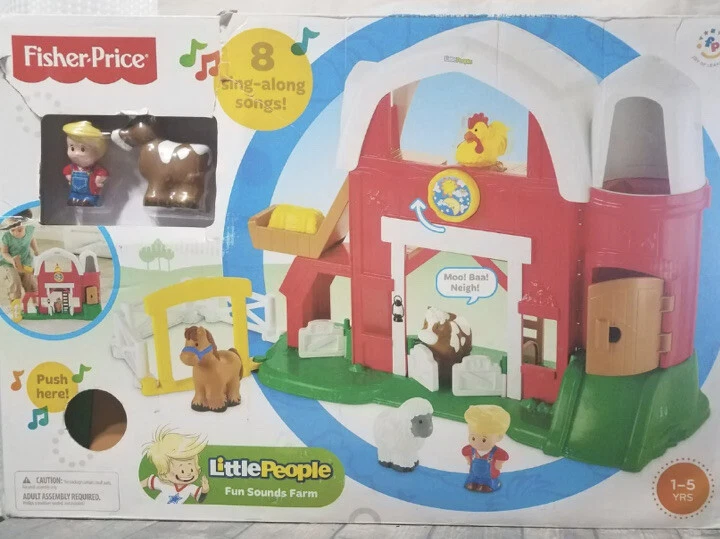 Fisher Price Little People Animal Fun Sounds Farm NEW