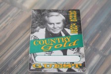 George Jones  - Unused Backstage Pass -  Free Postage -