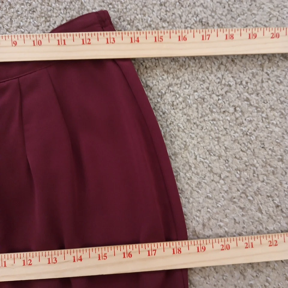 Norton McNaughton Dress Pants Womens Medium Purple Pull On Pleated 26x27 - Image 3 of 4