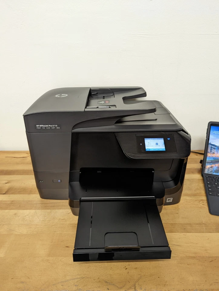 HP OfficeJet Pro 8710 All-in-One Wireless Printer - FULLY TESTED - Image 3 of 4
