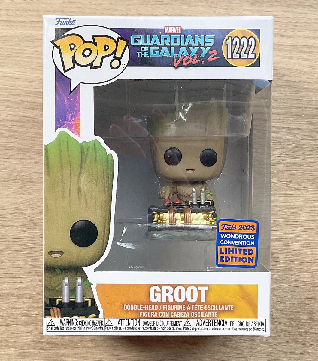 Funko Pop Guardians Of The Galaxy Vol 2 Groot With Bomb #1222 + Free  Protector