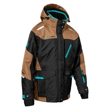 -Castle X Women's West Shore Ice Fishing Jacket Wood/Turquois/Black sizes S-2XL