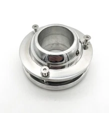 Universal Aluminum Lower Floor Ball Swivel 1-3/4" Steering Column Mount