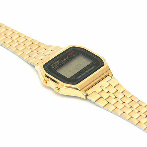 Casio men's watch Vintage digital gold chrono alarm original warranty - Picture 4 of 8