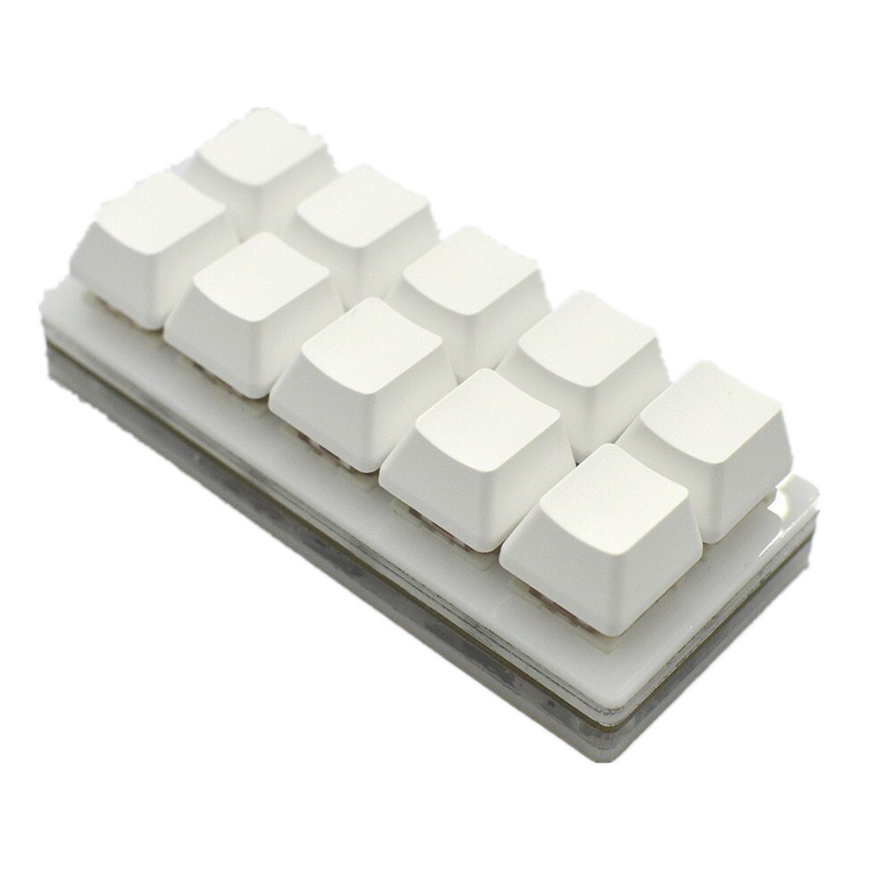 10-Key Programmable Mechanical Macro Keypad for Windows Linux Android
