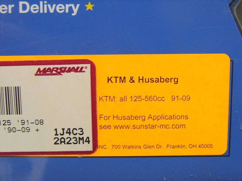 Nuevo piñón de aluminio Sunstar 91-08 KTM 125 90-09 KTM 200 250 300 400 Foto 3 de 4