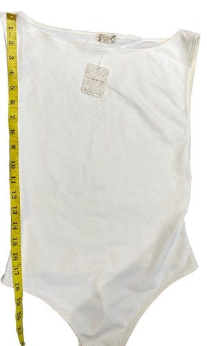 Free People Intimately C8141 Women's Ivory Body Suit Top Size Small - Picture 10 of 11