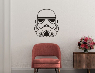 Stormtrooper inspiriert Space Wars Dekor Design Wandbild Aufkleber Vinyl Aufkleber