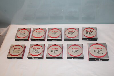 A LOT OF 10 Kendo Optical Filter Color PL W4 CI C4 CENTER SOFTON CS ''BRAND NEW''