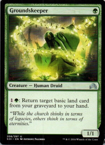 Groundskeeper- Creature - Human Druid - Magic the Gathering - Picture 1 of 2