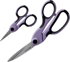 Proseries Sewing 8.5" Heavy Duty Fabric Scissors and 4.5" Craft Detail Sc