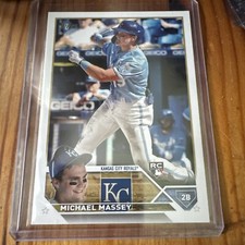 Michael Massey 2023 Series 1 Base Rookie Card #167  Kansas City Royals