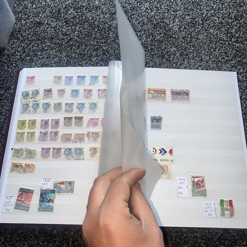 LARGE FOLDER OF Italy STAMPS MINT, USED, (505) - Bild 24 von 24