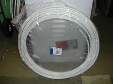 25m Coil x White Plastic Coated 10mm Copper Pipe / Tube For Heating Oil