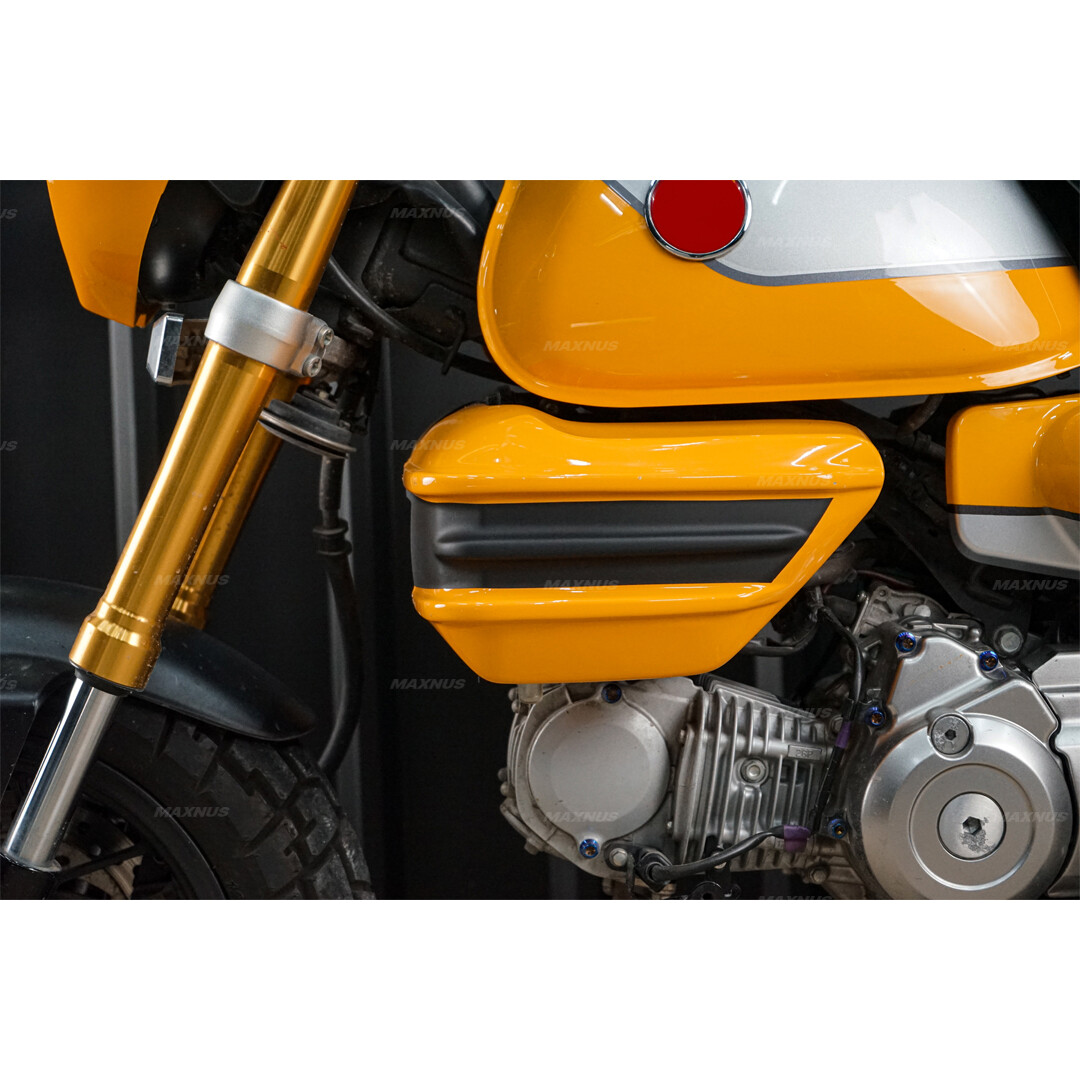 AMYALIN Housse De Protection Moto HONDA Monkey 125 Z125 - Couverture Extérieure Anti-Poussière Noire, Résistante Aux Intempéries (Taille M Pour 160cm)