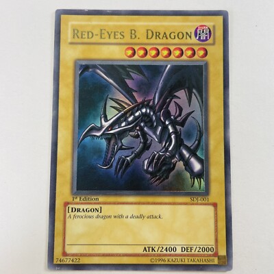 YU-GI-OH! - Red-Eyes B. Dragon SDJ-001 - 1st Edition - Ultra Rare YU-GI-OH! - Red-Eyes B. Dragon SDJ-001 - 1st Edition - Ultra Rare