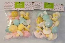 2 packs Mushroom Scatters Vase Filler Easter Spring 24 Pc Boho Farmhouse Decor