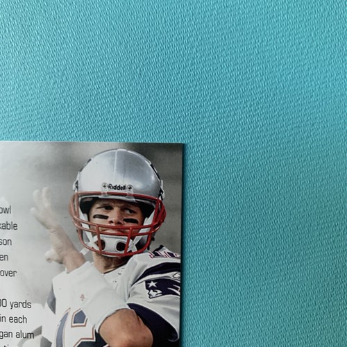 2007 Upper Deck First Edition Passing Grade Insert #PG-TB Tom Brady Patriots, e9 - Picture 9 of 10